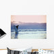 Surfer In The Shallow Water Wall Mural