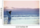 Surfer In The Shallow Water Wall Mural