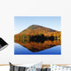 Autumn Colours Reflected In Water, Eastern Townships, Quebec, Canada Wall Mural