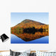 Autumn Colours Reflected In Water, Eastern Townships, Quebec, Canada Wall Mural
