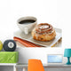 Cinnamon Roll and Coffee Wall Mural