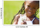 Little Girl Holding Weeds Wall Mural