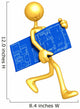 Home Construction Blueprint Wall Decal