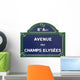Champs Elysees Wall Decal