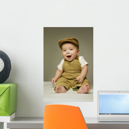 Portrait Of A Baby Boy Wall Mural