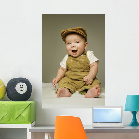 Portrait Of A Baby Boy Wall Mural