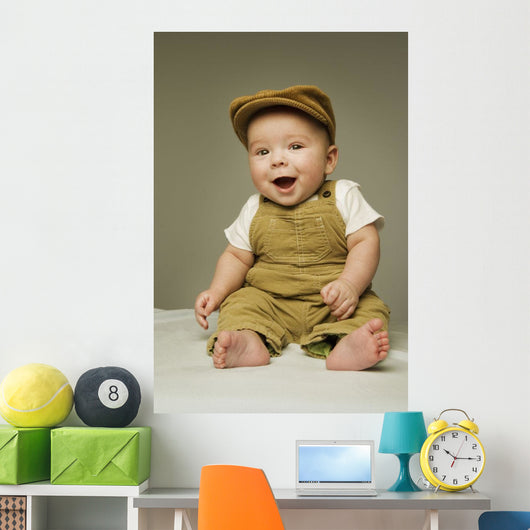 Portrait Of A Baby Boy Wall Mural
