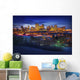 Edmonton Winter Skyline Wall Mural