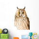 Owl White Wall Mural