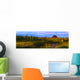 Summer Shot Of Old Shack By Creek, St Albert, Alberta, Canada Wall Mural