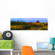 Summer Shot Of Old Shack By Creek, St Albert, Alberta, Canada Wall Mural