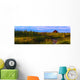 Summer Shot Of Old Shack By Creek, St Albert, Alberta, Canada Wall Mural