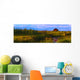 Summer Shot Of Old Shack By Creek, St Albert, Alberta, Canada Wall Mural