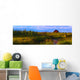 Summer Shot Of Old Shack By Creek, St Albert, Alberta, Canada Wall Mural