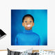 A Boy Blowing A Bubble Wall Mural