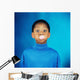 A Boy Blowing A Bubble Wall Mural