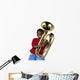 Child Playing Baritone Wall Mural