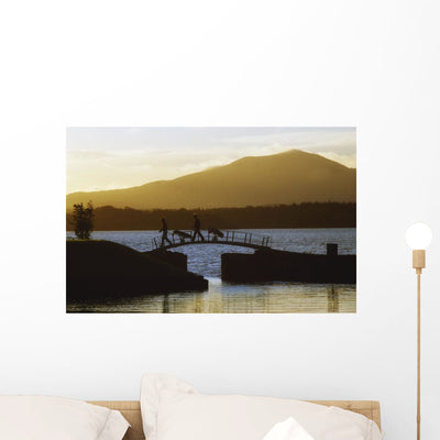 Killarney Golf Club Lough Wall Mural shown on a wall