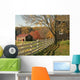 Fall Farm Fence Wall Decal