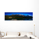 Starry Night Panoramic Of Mountains And Lake Wall Mural