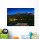 Starry Night Of Mountains And Lake Wall Mural