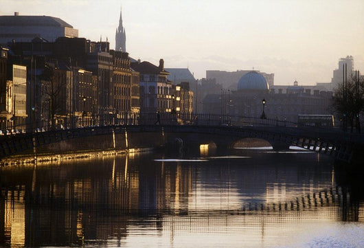 River Liffey, Dublin, Co Dublin, Ireland Wall Mural