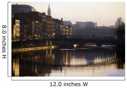 River Liffey, Dublin, Co Dublin, Ireland Wall Mural