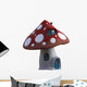 Classic Fantasy Mushroom House Wall Decal
