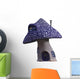 Purple Fantasy Mushroom House Wall Decal