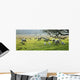 Sheep Grazing In A Pasture, Derbyshire, England Wall Mural