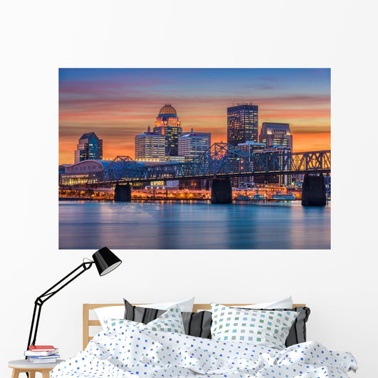 Louisville Kentucky USA Bridge Wall Decal