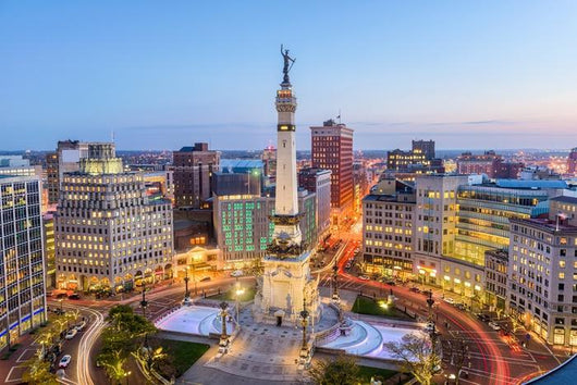 Indianapolis Indiana USA Monument Circle Wall Decal