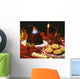 Traditional Christmas Dinner In Ireland Wall Mural