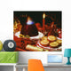 Traditional Christmas Dinner In Ireland Wall Mural