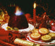 Traditional Christmas Dinner In Ireland Wall Mural