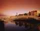 Ha'penny Bridge, River Liffey, Dublin, Co Dublin, Ireland Wall Mural
