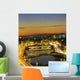 Dublin,Co Dublin,Ireland;View Of The River Liffey At Nighttime Wall Mural