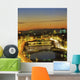 Dublin,Co Dublin,Ireland;View Of The River Liffey At Nighttime Wall Mural