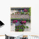 Flower Pots In Windows In Arles, Provence, France Wall Mural