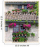 Flower Pots In Windows In Arles, Provence, France Wall Mural