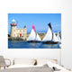 Howth 17 Yachts, Howth Harbour, Co Dublin, Ireland Wall Mural