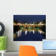 River Liffey At Night, O'connell Street Bridge, Dublin, Ireland Wall Mural