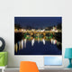 River Liffey At Night, O'connell Street Bridge, Dublin, Ireland Wall Mural