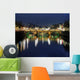 River Liffey At Night, O'connell Street Bridge, Dublin, Ireland Wall Mural