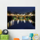 River Liffey At Night, O'connell Street Bridge, Dublin, Ireland Wall Mural