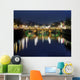 River Liffey At Night, O'connell Street Bridge, Dublin, Ireland Wall Mural