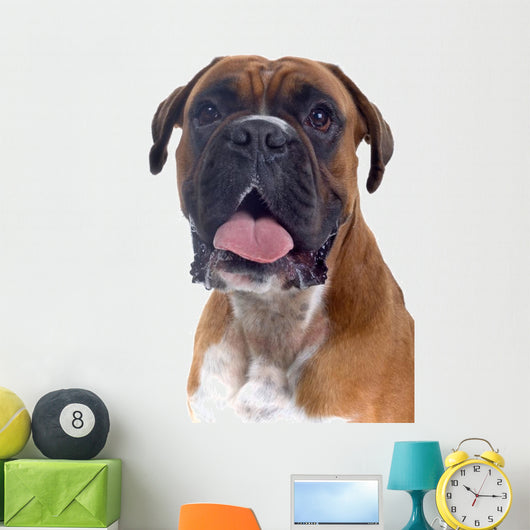 Head Shot Boxer Wall Decal