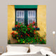 Cottage Window, Co Antrim, Ireland Wall Mural