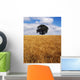 Ireland, Barley Field With Oak Tree Wall Mural
