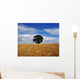 Ireland, Barley Field With Oak Tree Wall Mural